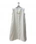 maison de dolce（メゾンドドルチェ）の古着「ツイードノースリーブワンピース」｜ホワイト
