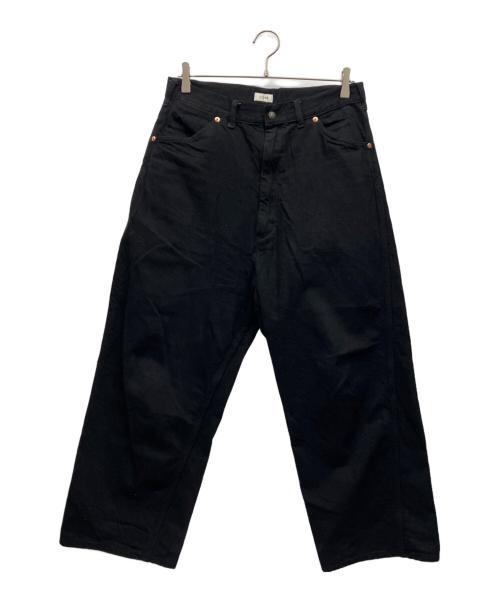 CIOTA（シオタ）CIOTA (シオタ) デニムペインターパンツ ブラック サイズ:4の古着・服飾アイテム