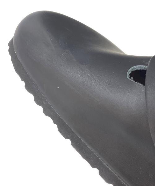 BIRKENSTOCK（ビルケンシュトック）BIRKENSTOCK (ビルケンシュトック) レザーサボサンダル ブラック サイズ:39の古着・服飾アイテム