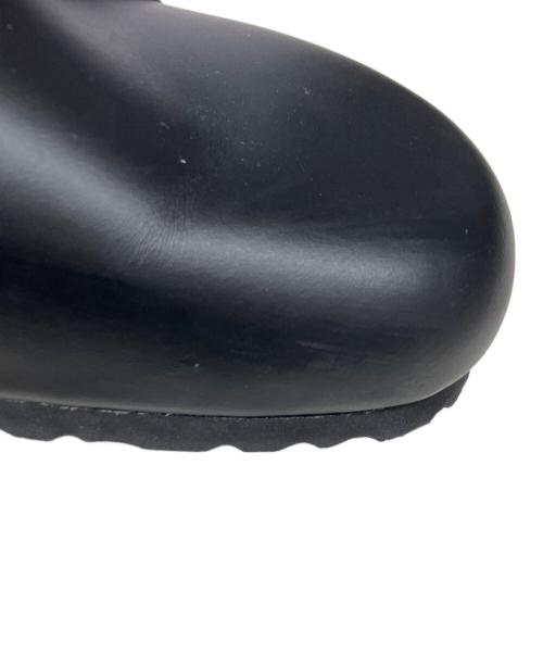 BIRKENSTOCK（ビルケンシュトック）BIRKENSTOCK (ビルケンシュトック) レザーサボサンダル ブラック サイズ:39の古着・服飾アイテム