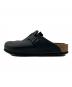 BIRKENSTOCK (ビルケンシュトック) レザーサボサンダル ブラック サイズ:39：10000円
