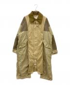 etsinta ciaopanic typyエシンタチャオパニックティピー）の古着「リメイクナイロンワークコート」｜ベージュ