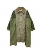 etsinta ciaopanic typyエシンタチャオパニックティピー）の古着「リメイクナイロンワークコート」｜グリーン