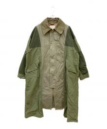 etsinta ciaopanic typy（エシンタチャオパニックティピー）の古着「リメイクナイロンワークコート」｜グリーン