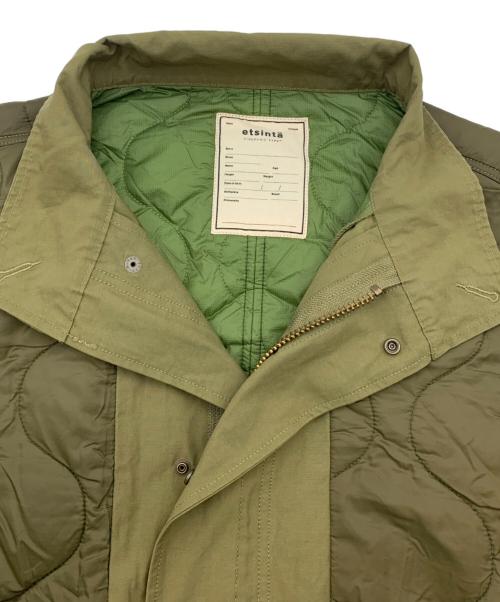 etsinta ciaopanic typy（エシンタチャオパニックティピー）etsinta ciaopanic typy (エシンタチャオパニックティピー) 切替マキシミリタリーコート グリーン サイズ:ONEの古着・服飾アイテム