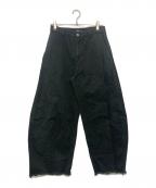 Plageプラージュ）の古着「balloon tapered パンツ」｜ブラック