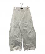 Plageプラージュ）の古着「balloon tapered パンツ」｜ホワイト