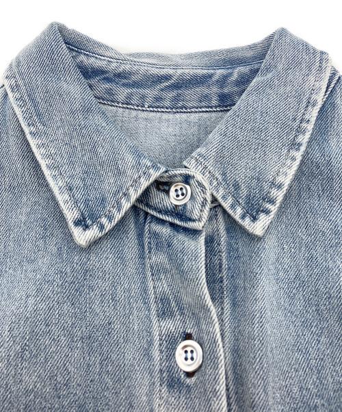 Loungedress（ラウンジドレス）Loungedress (ラウンジドレス) ダメージデニムシャツ ブルー サイズ:SIZE Freeの古着・服飾アイテム