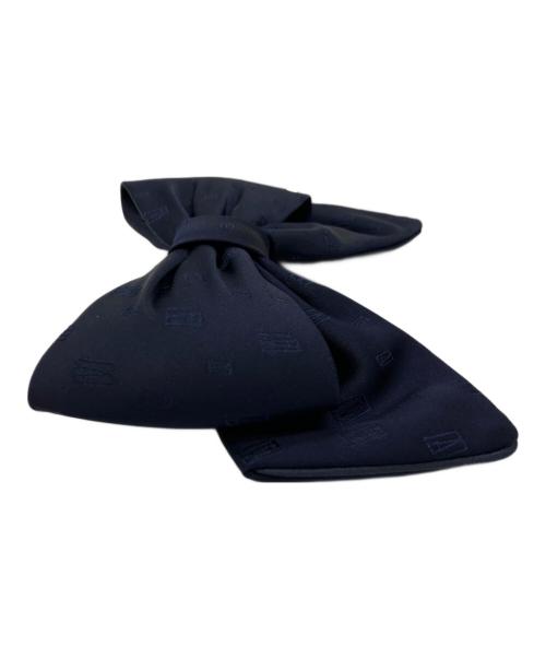 ALEXANDRE de Paris（アレクサンドルドゥパリ）ALEXANDRE DE PARIS (アレクサンドルドゥパリ) リボンバレッタ ネイビーの古着・服飾アイテム