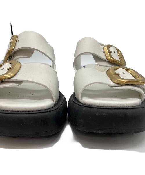 TOD'S（トッズ）TOD'S (トッズ) サンダル ホワイト×ブラック サイズ:35の古着・服飾アイテム