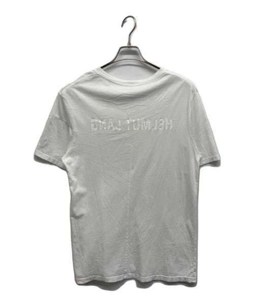 HELMUT LANG（ヘルムートラング）HELMUT LANG (ヘルムートラング) バックプリントTシャツ ホワイト サイズ:Lの古着・服飾アイテム