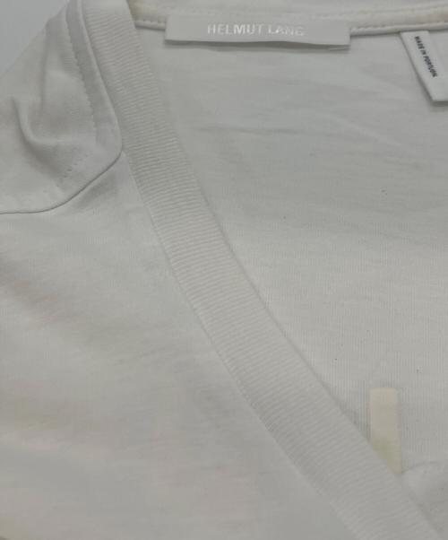 HELMUT LANG（ヘルムートラング）HELMUT LANG (ヘルムートラング) バックプリントTシャツ ホワイト サイズ:Lの古着・服飾アイテム