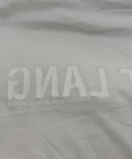 HELMUT LANG（ヘルムートラング）HELMUT LANG (ヘルムートラング) バックプリントTシャツ ホワイト サイズ:Lの古着・服飾アイテム