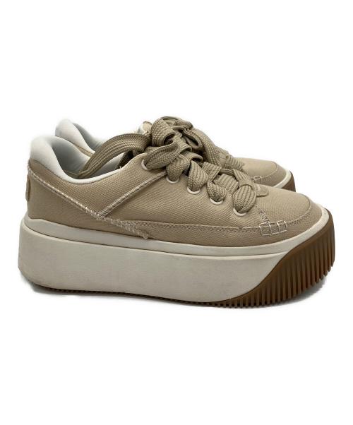 UGG（アグ）UGG (アグ) EZ-DUZZIT ESSENTIAL LACE UP ベージュ サイズ:25cmの古着・服飾アイテム