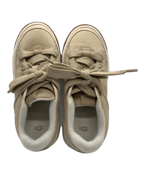 UGG（アグ）UGG (アグ) EZ-DUZZIT ESSENTIAL LACE UP ベージュ サイズ:25cmの古着・服飾アイテム