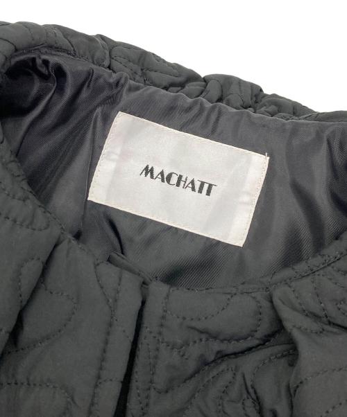 machatt（マチャット）machatt (マチャット) トップサーモキルティングジャケット ブラック サイズ:Fの古着・服飾アイテム