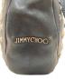 中古・古着 JIMMY CHOO (ジミーチュウ) ステラ 2WAY スタッズ ショルダーバッグ ブラック×ネイビー：12000円