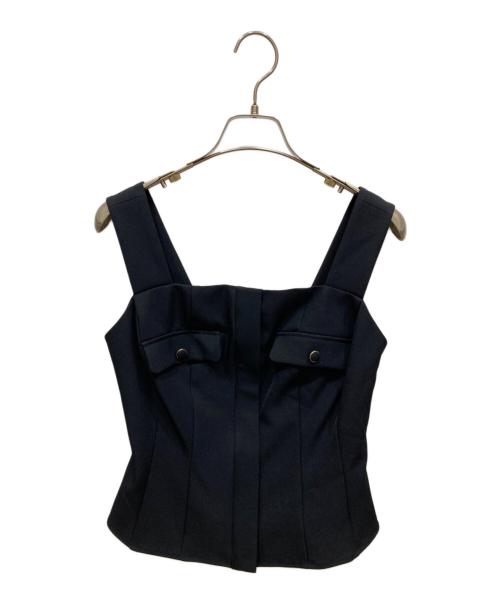 HER LIP TO（ハーリップトゥ）Her lip to (ハーリップトゥ) Lutetia Twill Set-Up ネイビー サイズ:SIZE Mの古着・服飾アイテム