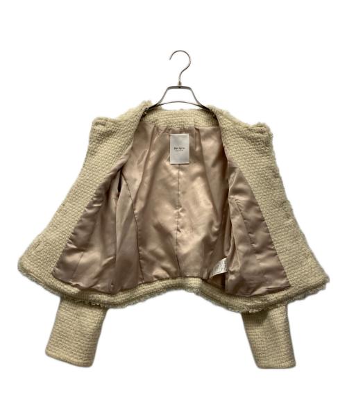 HER LIP TO（ハーリップトゥ）Her lip to (ハーリップトゥ) Grace Tweed Jacket アイボリー サイズ:Mの古着・服飾アイテム