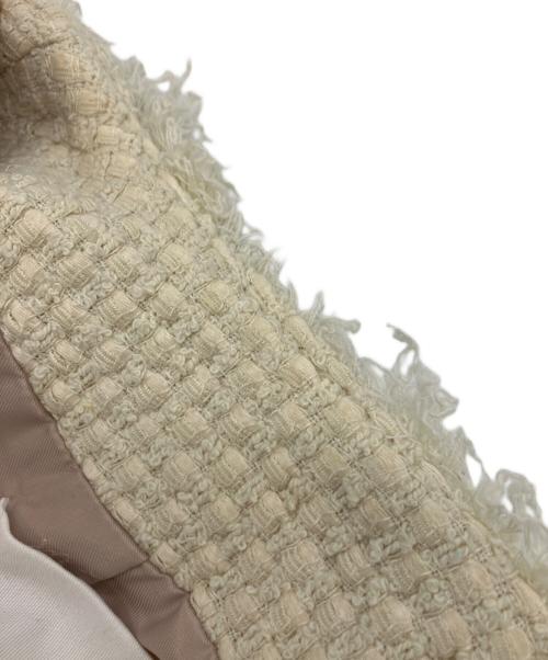 HER LIP TO（ハーリップトゥ）Her lip to (ハーリップトゥ) Grace Tweed Jacket アイボリー サイズ:Mの古着・服飾アイテム