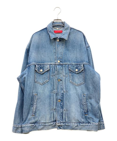 RED CARD（レッドカード）RED CARD (レッドカード) FRAY ID (フレイ アイディー) ルーズデニムジャケット インディゴ サイズ:FREEの古着・服飾アイテム