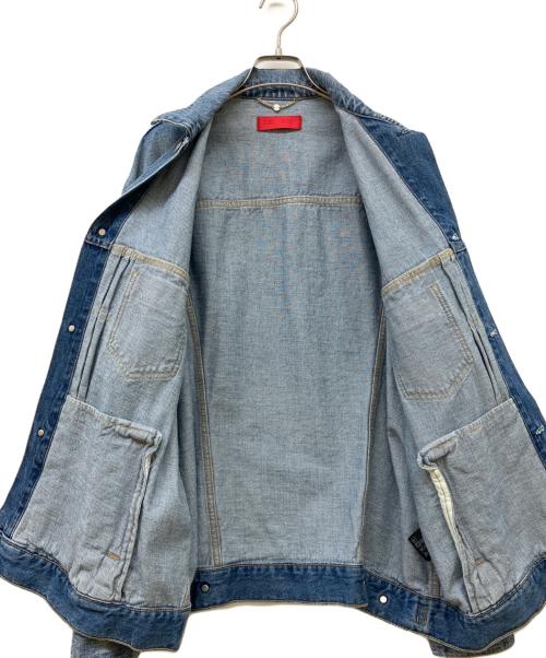 RED CARD（レッドカード）RED CARD (レッドカード) FRAY ID (フレイ アイディー) ルーズデニムジャケット インディゴ サイズ:FREEの古着・服飾アイテム
