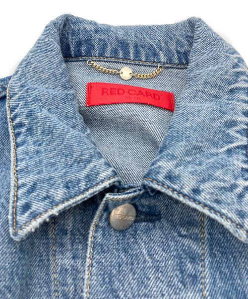 RED CARD（レッドカード）RED CARD (レッドカード) FRAY ID (フレイ アイディー) ルーズデニムジャケット インディゴ サイズ:FREEの古着・服飾アイテム