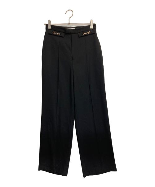 HER LIP TO（ハーリップトゥ）HER LIP TO (ハーリップトゥ) Pintuck Bit Pants ブラック サイズ:Ｍの古着・服飾アイテム
