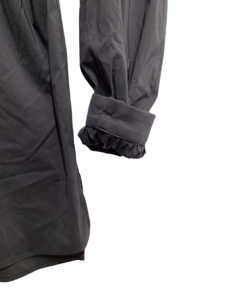 MACKINTOSH（マッキントッシュ）MACKINTOSH (マッキントッシュ) フィルコットンナイロンボウタイブラウス グレー サイズ:38の古着・服飾アイテム