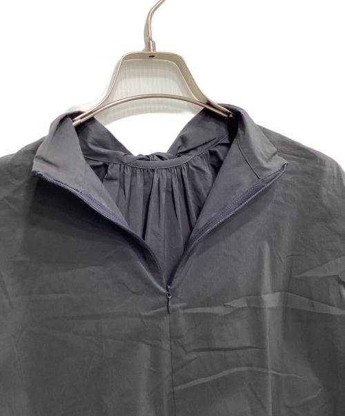 MACKINTOSH（マッキントッシュ）MACKINTOSH (マッキントッシュ) フィルコットンナイロンボウタイブラウス グレー サイズ:38の古着・服飾アイテム