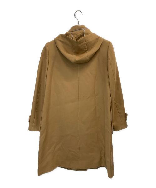 PS Paul Smith（ＰＳポールスミス）PS Paul Smith (ＰＳポールスミス) ウールカルゼフード付きコート ブラウン サイズ:40の古着・服飾アイテム