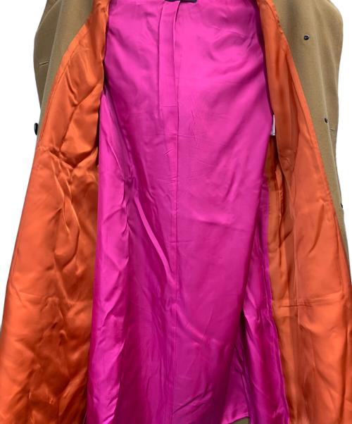 PS Paul Smith（ＰＳポールスミス）PS Paul Smith (ＰＳポールスミス) ウールカルゼフード付きコート ブラウン サイズ:40の古着・服飾アイテム