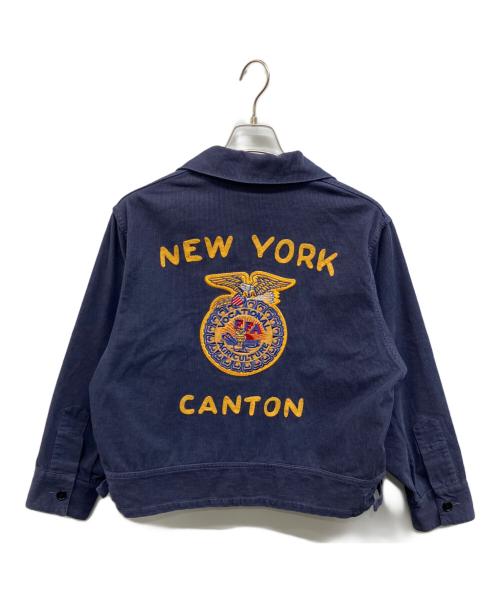 THRIFTY LOOK（スリフティールック）THRIFTY LOOK (スリフティールック) FFA JACKET ネイビー サイズ:XSの古着・服飾アイテム