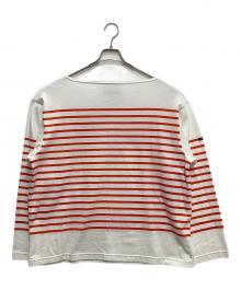 OUTIL（ウティ）の古着「TRICOT AASTバスクシャツ」｜オレンジ