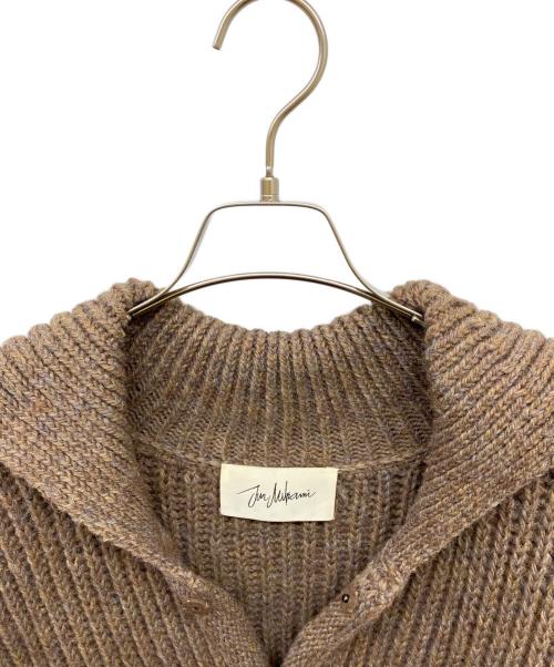 JUN MIKAMI（ジュン ミカミ）JUN MIKAMI (ジュン ミカミ) ハンドニット プルオーバー セーラーカラー ブラウン サイズ:-の古着・服飾アイテム