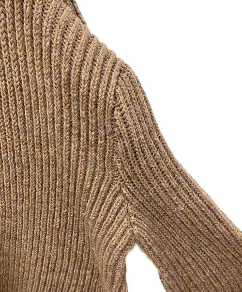 JUN MIKAMI（ジュン ミカミ）JUN MIKAMI (ジュン ミカミ) ハンドニット プルオーバー セーラーカラー ブラウン サイズ:-の古着・服飾アイテム