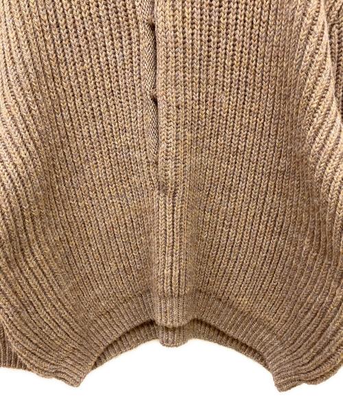 JUN MIKAMI（ジュン ミカミ）JUN MIKAMI (ジュン ミカミ) ハンドニット プルオーバー セーラーカラー ブラウン サイズ:-の古着・服飾アイテム