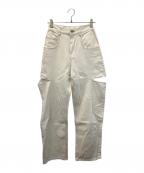 Maison Margielaメゾンマルジェラ）の古着「デニムパンツ」｜ホワイト