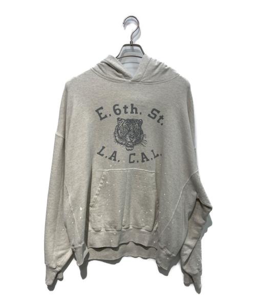 REMI RELIEF（レミレリーフ）REMI RELIEF (レミレリーフ) L.A.C.A.L. TIGER フーディ　MUSE de Deuxieme Classe 取扱 ベージュ サイズ:Mの古着・服飾アイテム