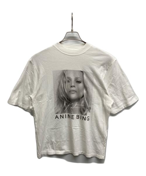 ANINE BING（アニン ビン）ANINE BING (アニン ビン) KATE MOSS Tシャツ ホワイト サイズ:Freeの古着・服飾アイテム