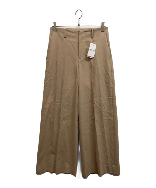 AP STUDIO（エーピーストゥディオ）AP STUDIO (エーピーストゥディオ) デュアルワイドパンツ ベージュ サイズ:36 未使用品の古着・服飾アイテム