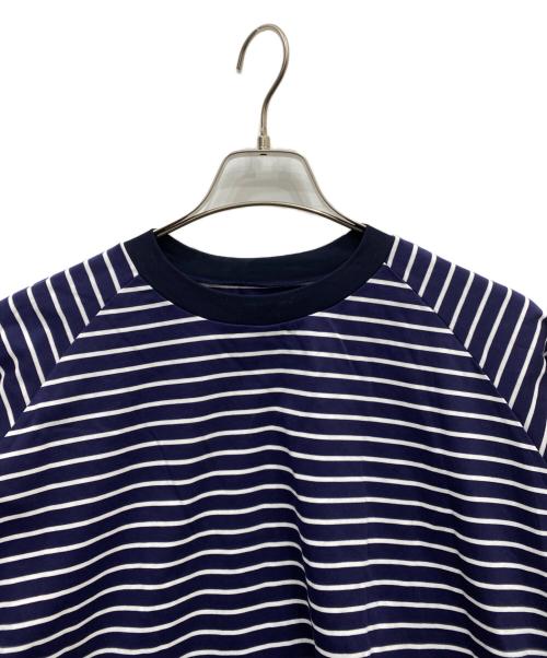SOPHNET.（ソフネット）SOPHNET. (ソフネット) SUPIMA COTTON RAGLAN 3/4 WIDE TEE ネイビー サイズ:1の古着・服飾アイテム
