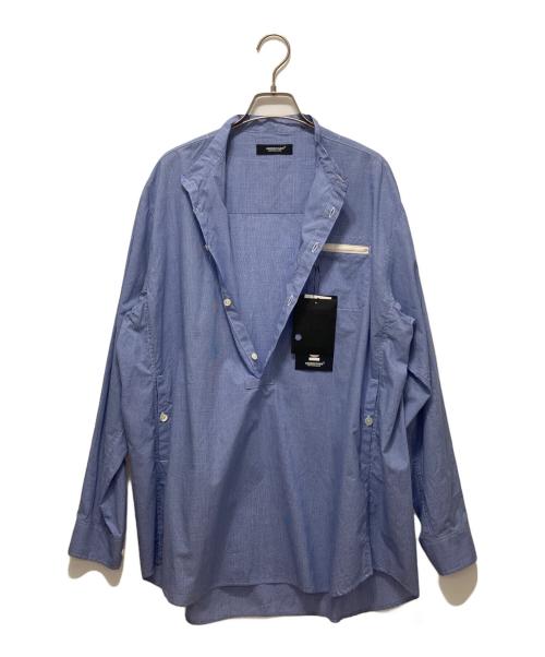 UNDERCOVER（アンダーカバー）UNDERCOVER (アンダーカバー) プルオーバーシャツ ブルー サイズ:2の古着・服飾アイテム