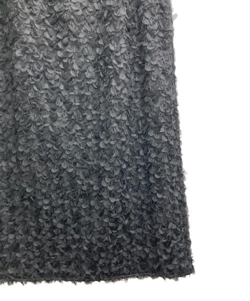 Spick and Span（スピックアンドスパン）Spick and Span (スピックアンドスパン) シフォン刺繍タイトスカート ブラック サイズ:36の古着・服飾アイテム