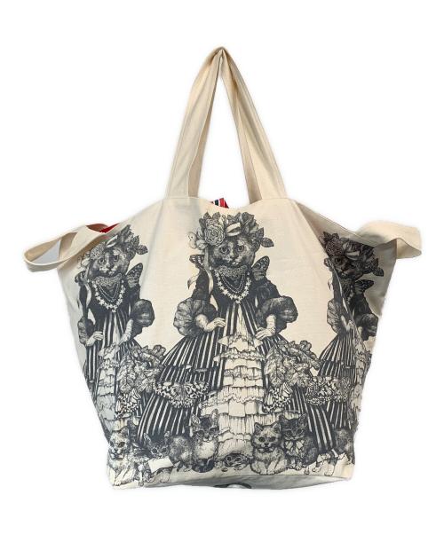 Yuko Higuchi（ユウコ ヒグチ）Yuko Higuchi (ユウコ ヒグチ) ビクトリアントートバッグ ベージュの古着・服飾アイテム