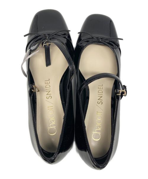 Snidel（スナイデル）Snidel (スナイデル) Chacott (チャコット) メリージェーンシューズ ブラック サイズ:24.5cm 未使用品の古着・服飾アイテム