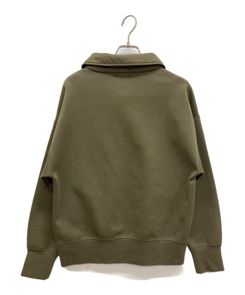 POLO RALPH LAUREN（ポロ・ラルフローレン）POLO RALPH LAUREN (ポロ・ラルフローレン) ハーフジップスウェット オリーブ サイズ:Sの古着・服飾アイテム