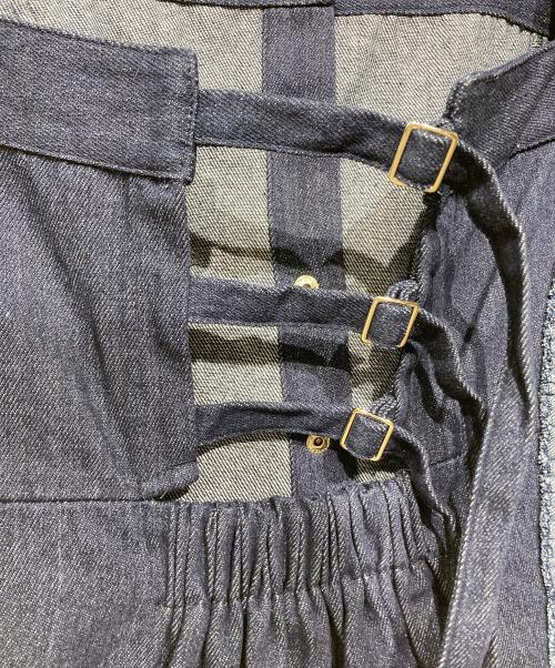 sahara（サハラ）sahara (サハラ) Gathering Tape Denim Bustier（ギャザリング テープ デニム ビスチェ) インディゴ サイズ:Freeの古着・服飾アイテム