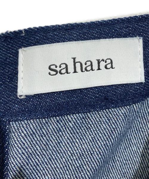 sahara（サハラ）sahara (サハラ) Gathering Tape Denim Bustier（ギャザリング テープ デニム ビスチェ) インディゴ サイズ:Freeの古着・服飾アイテム