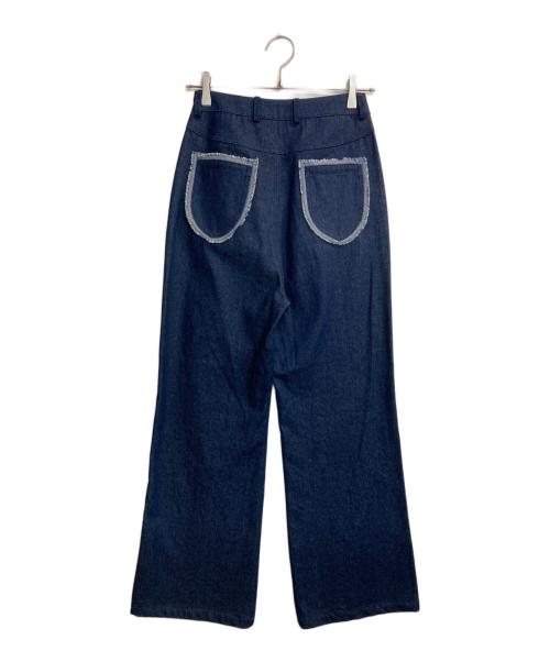sahara（サハラ）sahara (サハラ) Fringe Design Denim インディゴ サイズ:Sの古着・服飾アイテム